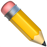 ✏️ Bleistift Emoji auf Apple macOS und iOS iPhones