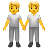 🧑‍🤝‍🧑 Sich an den Händen haltende Personen Emoji auf Apple macOS und iOS iPhones