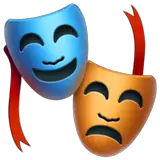 🎭 Theatermasken Emoji auf Apple macOS und iOS iPhones