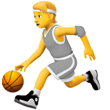 person-bouncing-ball Emoji apple