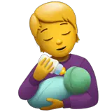 🧑‍🍼 Person Feeding Baby Emoji on Apple macOS and iOS iPhones