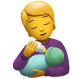 person-feeding-baby Emoji apple