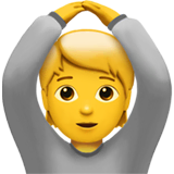 person-gesturing-ok Emoji apple