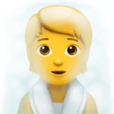 person-in-steamy-room Emoji apple