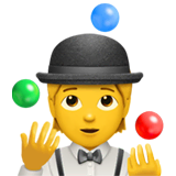 person-juggling Emoji apple