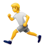 person-running Emoji apple