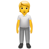 person-standing Emoji apple
