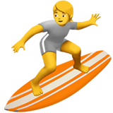 person-surfing Emoji apple