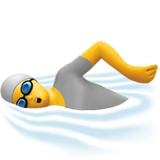 person-swimming Emoji apple