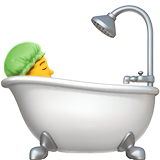person-taking-bath Emoji apple