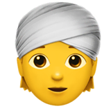 person-wearing-turban Emoji apple
