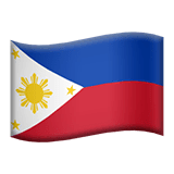 Bandera de Filipinas en Apple macOS y iOS iPhones