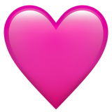 pink-heart Emoji apple