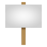 placard Emoji apple