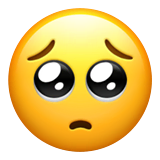 pleading-face Emoji apple