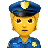 police-officer Emoji apple