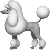 poodle Emoji apple