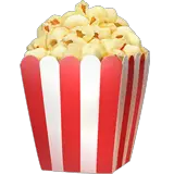 Popcorn Emoji on Apple macOS and iOS iPhones