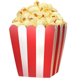 popcorn Emoji apple