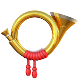 postal-horn Emoji apple