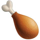 poultry-leg Emoji apple