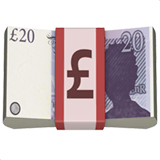 pound-banknote Emoji apple