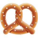 pretzel Emoji apple