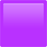 🟪 Purple Square Emoji on Apple macOS and iOS iPhones