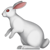 Rabbit Emoji on Apple macOS and iOS iPhones
