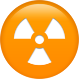 radioactive Emoji apple