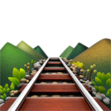 railway-track Emoji apple