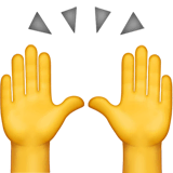 raising-hands Emoji apple