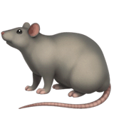 Rat Emoji on Apple macOS and iOS iPhones