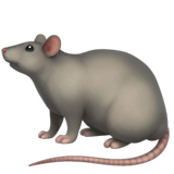 rat Emoji apple