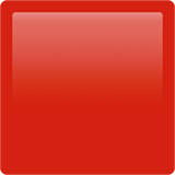 red-square Emoji apple
