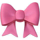 ribbon Emoji apple