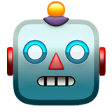 robot Emoji apple