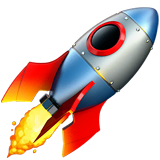 rocket Emoji apple