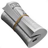 rolled-up-newspaper Emoji apple