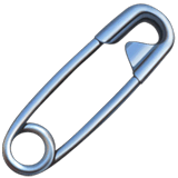 Safety Pin Emoji on Apple macOS and iOS iPhones