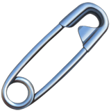 safety-pin Emoji apple