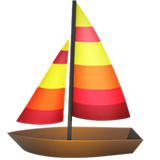 sailboat Emoji apple