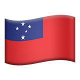 samoa Emoji apple