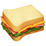 sandwich Emoji apple