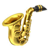 🎷 Saxofón Emoji en Apple macOS y iOS iPhones