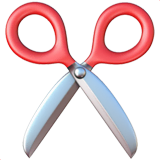 scissors Emoji apple