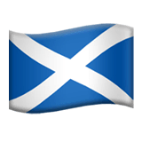 🏴󠁧󠁢󠁳󠁣󠁴󠁿 Bandiera della Scozia Emoji su Apple macOS e iOS iPhones