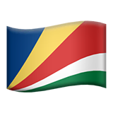 seychelles Emoji apple