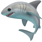 🦈 Shark Emoji on Apple macOS and iOS iPhones