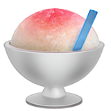 shaved-ice Emoji apple